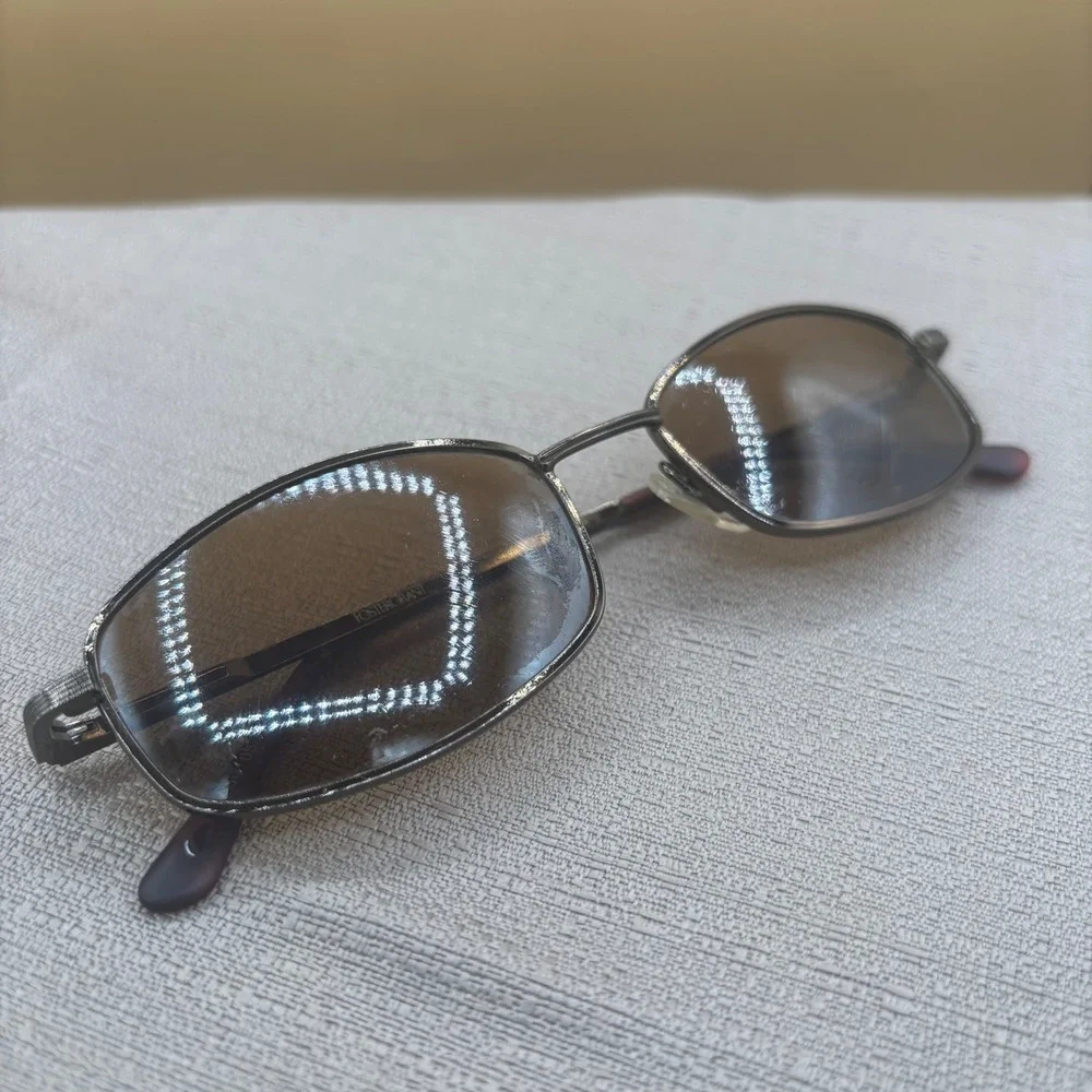 Foster Grant Solution POL FWG Rectangular Polarized Sunglasses Gunmetal L00105